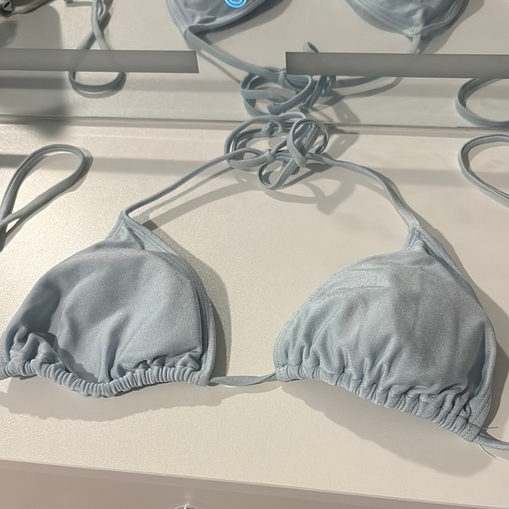 Forever 21 Light Blue Bikini Top